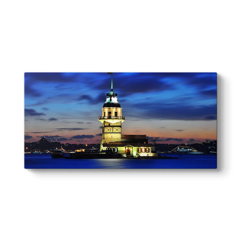 Mavi Kız Kulesi Tablosu - Model 5